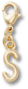 Gold Letter S Anhänger