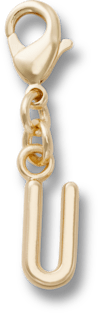 Gold Letter U Anhänger
