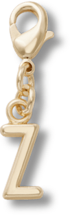 Gold Letter Z Anhänger