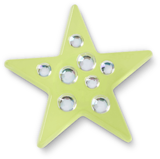 Neu Grün Gem Star