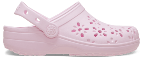 Kinder Classic Floral Cut-Out Clog
