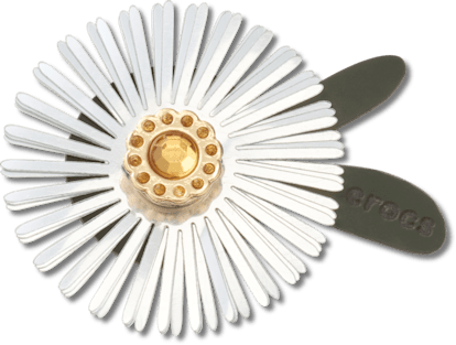 Neu Silber Sequin Blume