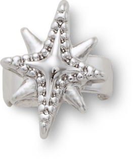 Silber Star Sandale C Anhänger