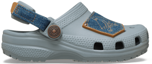 Kleinkind Classic Denim verstellbar Backstrap Clog