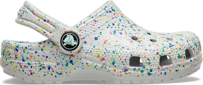 Kleinkind Classic Glow Paint Splatter Clog