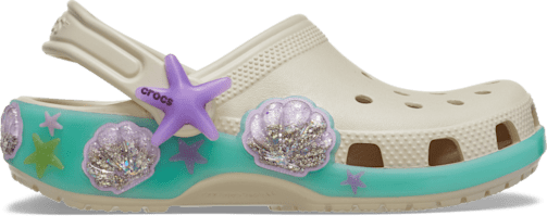 Kleinkind Classic Sea Sparkle Shaker Clog