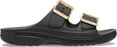 Damen Metallic Schnalle Saturday Sandale