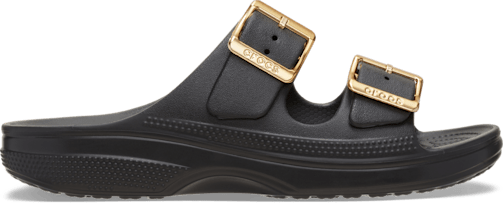 Damen Metallic Schnalle Saturday Sandale