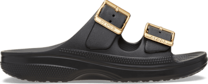 Damen Metallic Schnalle Saturday Sandale