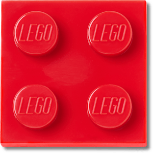 Low Stock LEGO® Rot Tile 2x2