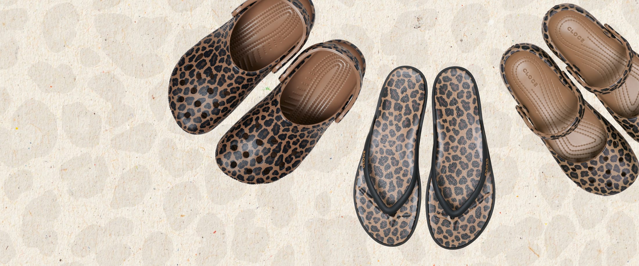 Crocs Schuhe mit Tiermuster